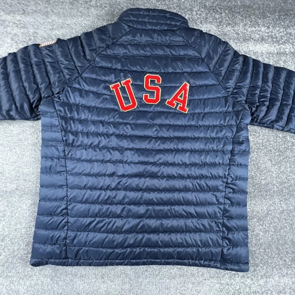 United States Paralympic Team Jacket Mens 2XL Blue Sochi 2014 Nike USA AeroLoft - Picture 15 of 16